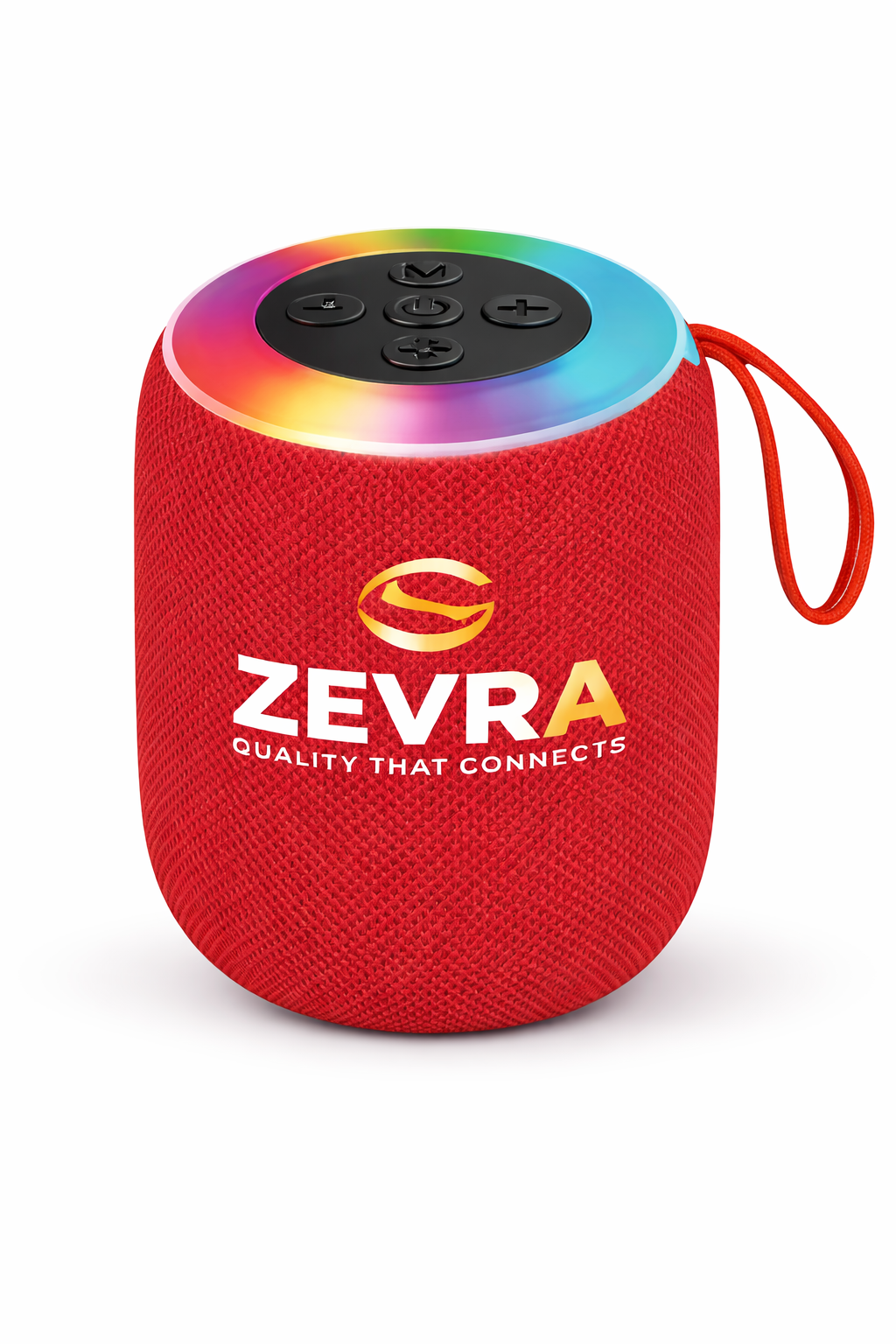 ZEVRA Portable Bluetooth Speaker with RGB Lights – Deep Bass, Wireless, Waterproof, Long Battery Backup